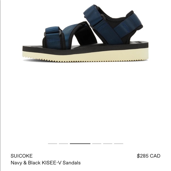 New with tags, never worn SUICOKE KISEE-V sandals - Picture 2 of 3